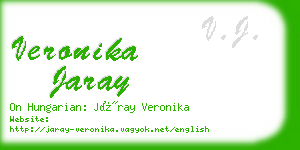 veronika jaray business card